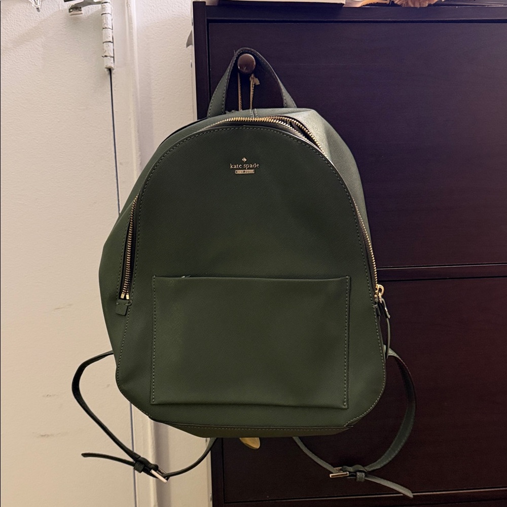Kate Spade Olive Green Backpack